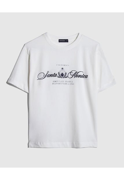 Camiseta Para Mujer Manga Corta Color Blanco Marca Patprimo #30093562