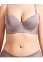 Brasier Copa Entera Unicolor Talle Largo  Para Mujer Café Patprimo de Patprimo