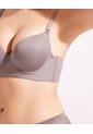 Brasier Copa Entera Unicolor Talle Largo  Para Mujer Café Patprimo de Patprimo