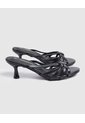 Sandalias De Tacón Con Tiras Cruzadas   Para Mujer Negro Patprimo de Patprimo