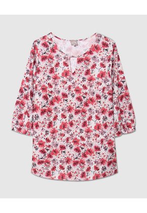 Blusa Para Mujer Manga 3/4 Color Blanco Marca Patprimo #14121321