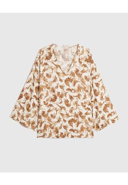 Blusa Para Mujer Manga Larga Color Crudo Marca Patprimo #14121384