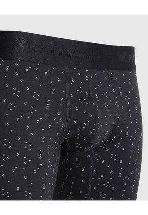 Boxer X1 Para Hombre Fleat Seamer Medio Color Negro Marca Patprimo #44000093