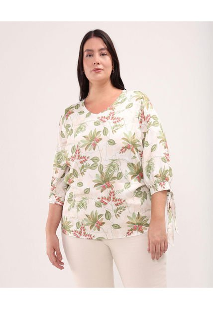 Blusa Para Mujer Manga 3/4 Color Beige Marca Patprimo #14121353