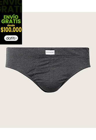 Pantalóncillo X1 Para Hombre Bikini Color Gris Marca Patprimo #44000446 Patprimo