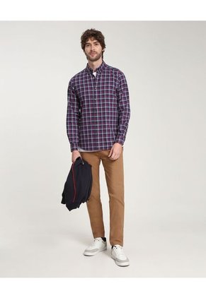 Camisa Para Hombre Manga Larga Sin Bolsillo Color Azul Marca Patprimo #44012925