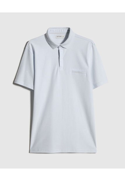 Polo Para Hombre Cuello Tejido Con Bolsillo Color Azul Claro Marca Patprimo #44112655