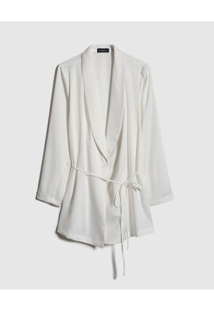 Chaqueta Para Mujer Kimono Color Blanco Marca Patprimo #14080141