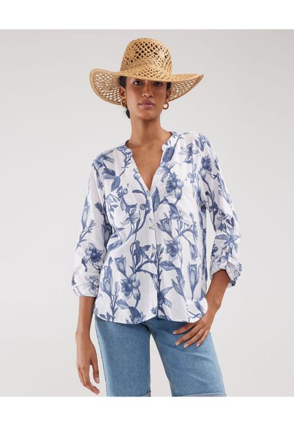 Blusa Para Mujer Manga Larga Color Blanco Marca Patprimo #30123346