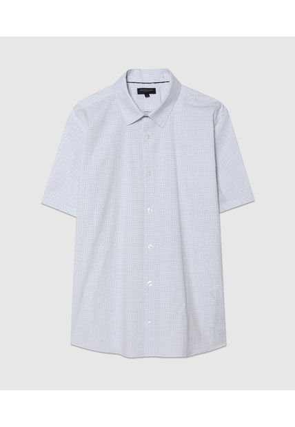 Camisa Para Hombre Manga Corta Sin Bolsillo Color Blanco Marca Patprimo #44012901