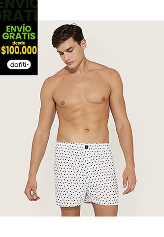 Boxer X2 Para Hombre Bragueta Amplio Color Negro Marca Patprimo #44000326 Patprimo