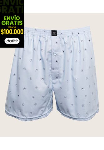 Boxer Para Niño Bragueta Color Azul Claro Marca Patprimo #63000046 Patprimo