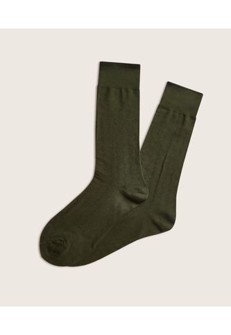 Medias Para Hombre Media Caña Color Verde  Marca Patprimo #44980141 Patprimo