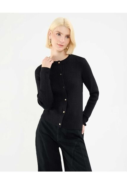 Saco Para Mujer Cardigan Color Negro Marca Patprimo #30330603