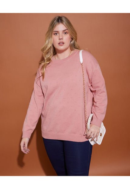 Saco Para Mujer Cuello Redondo Color Rosa Marca Patprimo #14330208