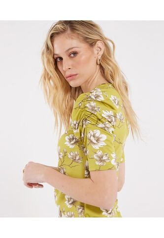 Camiseta Para Mujer Manga Corta Color Verde  Marca Patprimo #30093341 Patprimo