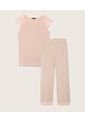 Pijama Mujer Patprimo M/C P/L Rosa Viscosa de Patprimo