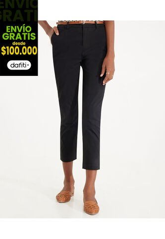 Pantalón Para Mujer Chino Color Negro Marca Patprimo #30071623 Patprimo
