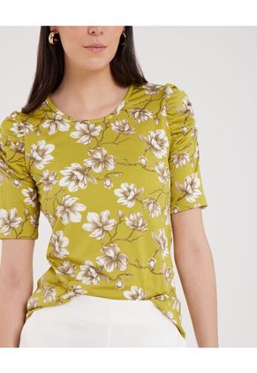 Camiseta Para Mujer Manga Corta Color Verde  Marca Patprimo #30093341