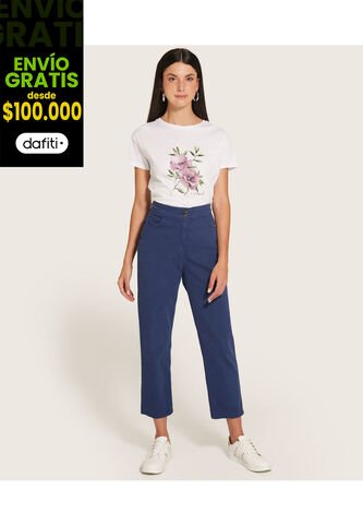 Pantalón Para Mujer  Color Azul  Marca Patprimo #30071481 Patprimo