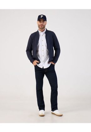 Camisa  Para Hombre Manga Larga Con Bolsillo Cuello B Color Blanco Marca Patprimo #44017334