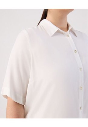 Camisa  Para Mujer Manga Corta Color Blanco Marca Patprimo #14010203