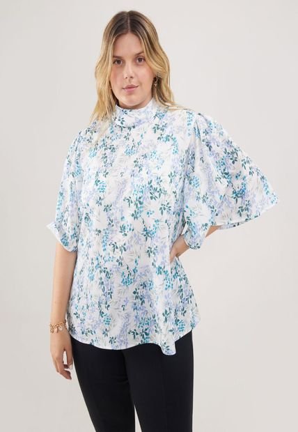 Blusa Para Mujer Manga Corta Color Blanco Marca Patprimo #14121341