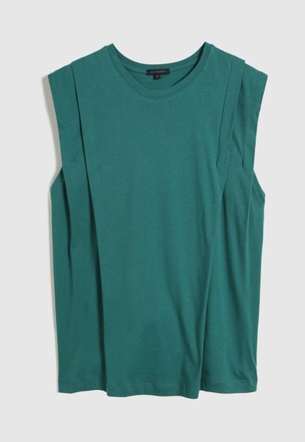 Camiseta Para Mujer Manga Sisa Color Verde  Marca Patprimo #30093481