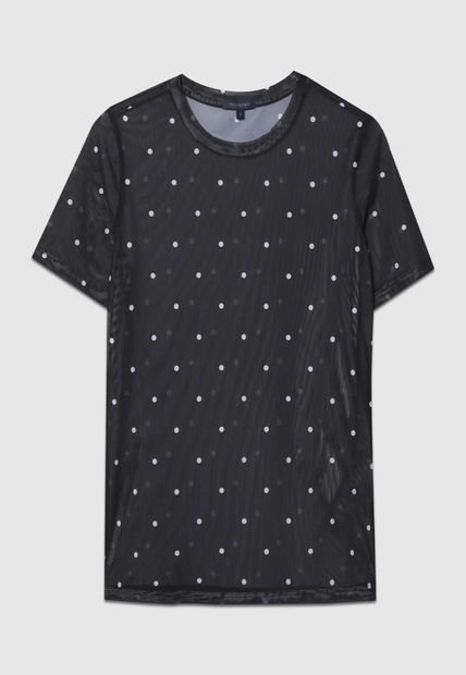 Camiseta Para Mujer Manga Corta Color Negro Marca Patprimo #30093445