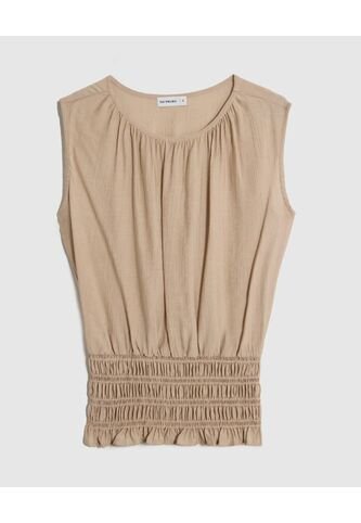 Blusa  Para Mujer Manga Sisa Color Café Marca Patprimo #30123640 Patprimo