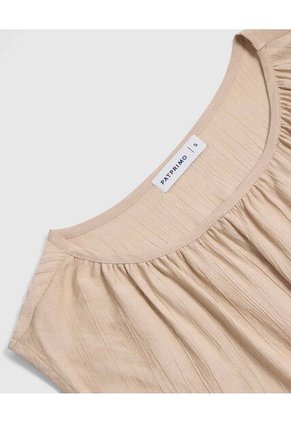 Blusa  Para Mujer Manga Sisa Color Café Marca Patprimo #30123640