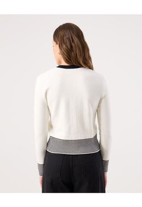 Chaqueta Para Mujer Desestructurada Color Blanco Marca Patprimo #30080559