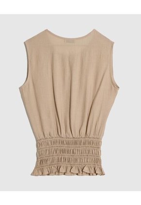 Blusa  Para Mujer Manga Sisa Color Café Marca Patprimo #30123640