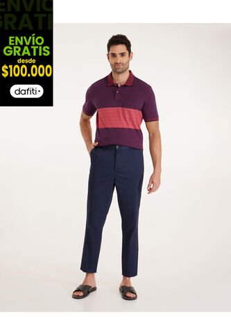 Pantalón Para Hombre Chino Color Azul Oscuro Marca Patprimo #44071015 Patprimo