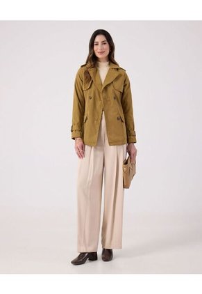 Chaqueta Para Mujer Trench Color Verde Marca Patprimo #30080567