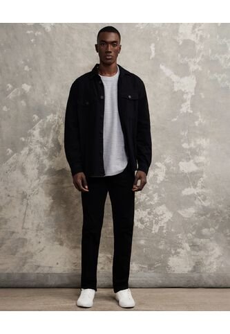 Jean Regular Stretch  Para Hombre Negro Patprimo Patprimo
