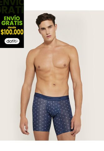 Boxer X1 Para Hombre Fleat Seamer Medio Color Azul Medio Marca Patprimo #44000194 Patprimo