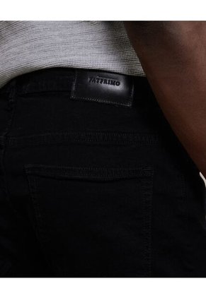 Jean Regular Stretch  Para Hombre Negro Patprimo