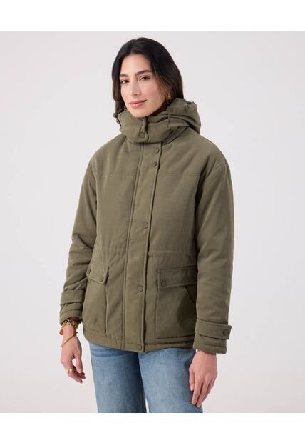 Chaqueta Para Mujer Acolchada Color Verde Marca Patprimo #30080573