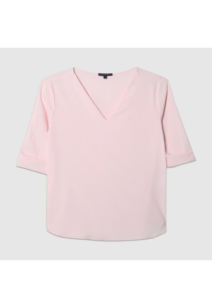 Blusa Para Mujer Manga 3/4 Color Rosado Marca Patprimo #30123231