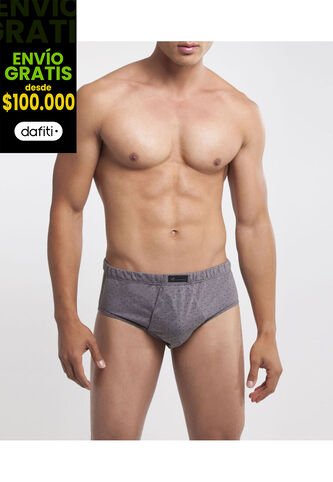 Pantalóncillo X1 Para Hombre Clasico Color Gris Marca Patprimo #10044 Patprimo