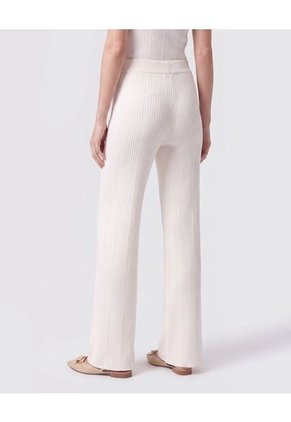 Pantalón De Caída Fluida Mujer  Para Mujer Crema Patprimo
