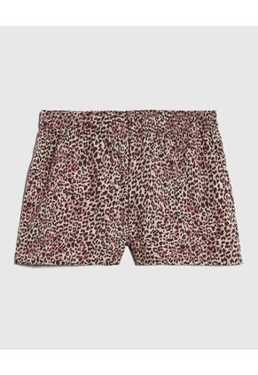 Pijama Short Con Cuello En V Para Mujer Para Mujer Café Patprimo