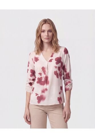 Blusa Manga 3/4 De Cuello Recto Para Mujer  Para Mujer Crema Patprimo Patprimo