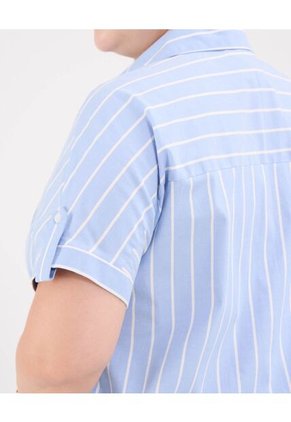 Camisa Para Mujer Manga Corta Color Azul Marca Patprimo #14010195