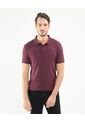 Polo Para Hombre Cuello Tejido Sin Bolsillo Color Vino Marca Patprimo #44112700 de Patprimo