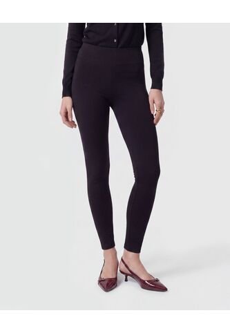 Leggings De Tiro Alto Con Pretina Ancha Mujer  Para Mujer Negro Patprimo Patprimo