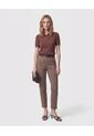 Pantalón Chino Con Pasadores Para Mujer  Para Mujer Café Patprimo de Patprimo