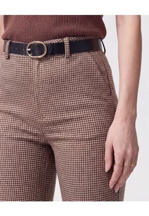 Pantalón Chino Con Pasadores Para Mujer Para Mujer Café Patprimo