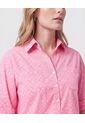 Camisa Manga Corta Con Bolsillo Mujer  Para Mujer Rosa Patprimo de Patprimo